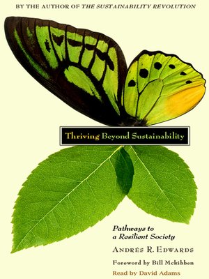 cover image of Thriving Beyond Sustainability